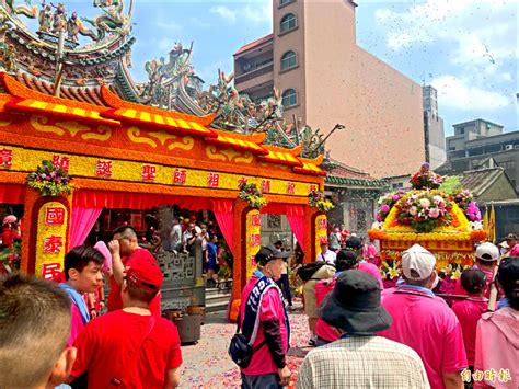 淡水大拜拜日巡遶境 發送千斤平安餅 生活 自由時報電子報