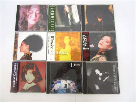 【やや傷や汚れあり】5170r Cd 中森明菜 9点セット アンバランスバランスd404mecrimson歌姫ベストwonderstockfemme Fatalecruise