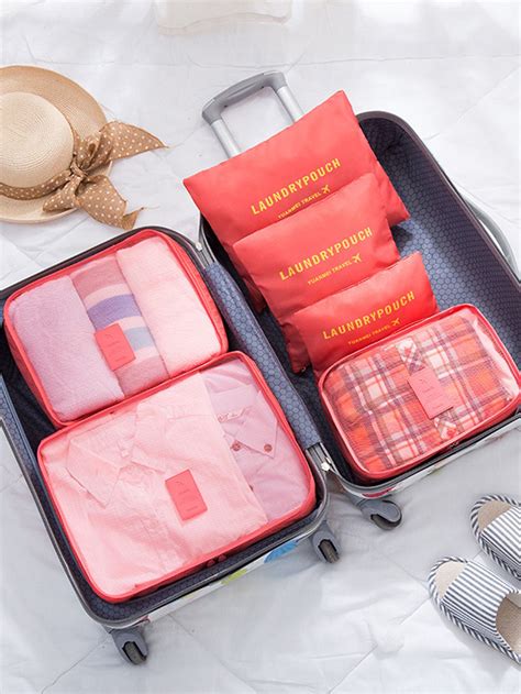 6 Pcs Travel Bags Set Multifunctional Storage Bag Sheinsheinside