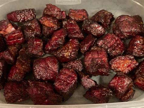 Poor Mans Burnt Ends Made From Chuck Roast On A Smoker Dining And Cooking