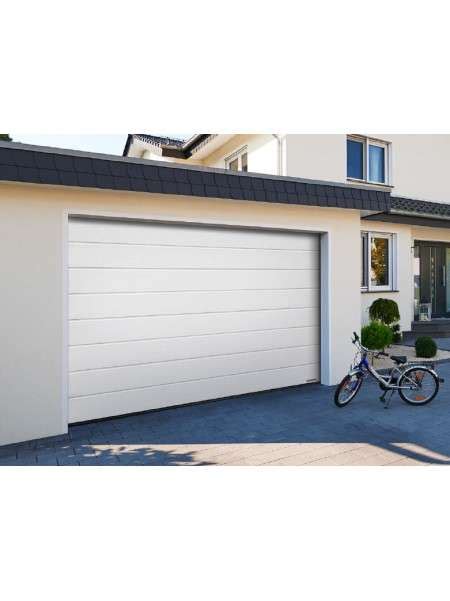 Porte De Garage Sectionnelle Renomatic Rainure M Finition Woodgrain