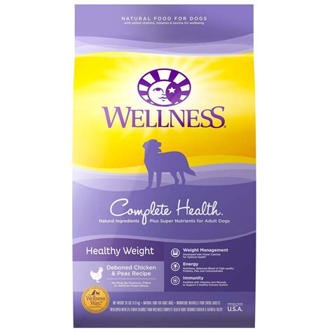 Wellness Complete Health Dry Dog Food with Grains, Natural Ingredients