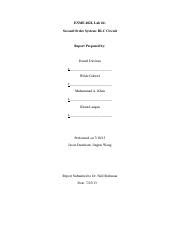 Lab Rlc Circuit V Graded Enme L Lab Second Order System