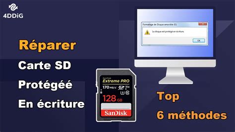 R Parer Une Carte Sd Prot G E En Criture Sur Windows M Thodes