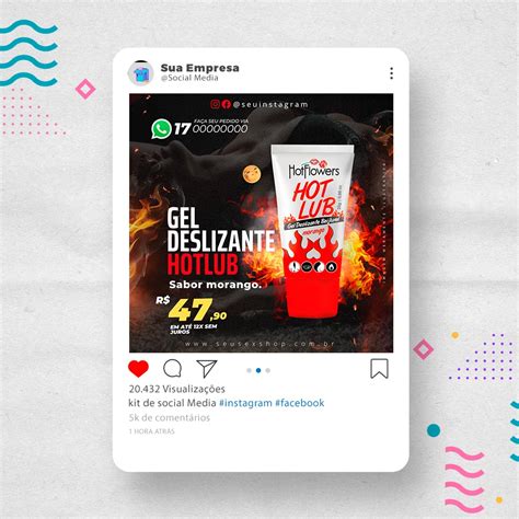 Kit De Social Media Posts Prontos Para Sex Shop E Venda De Lingerie No Canva Legendas