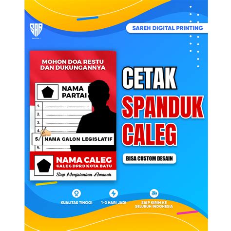 Jual CETAK BANNER SPANDUK BALIHO CALEG PEMILU PILKADA PILKADES CALON