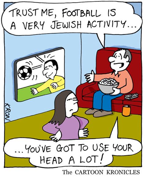 The Blogs What Makes Football So Jewish The Cartoon Kronicles The Times Of Israel