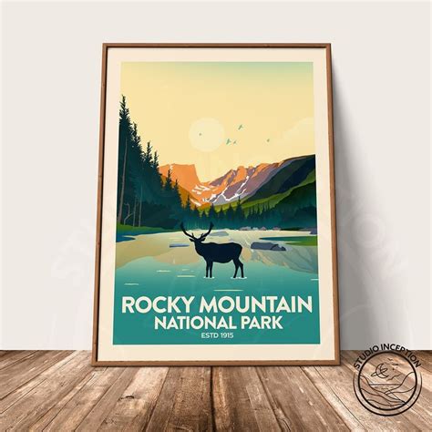 Rocky Mountain National Park Us National Parks Art Print