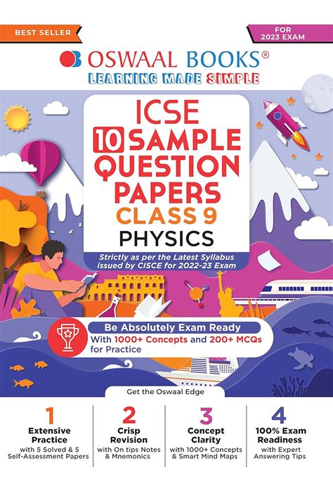 Oswaal Icse Sample Question Papers Class 9 Physics For 2023 Exam