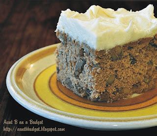 Bethanne On A Budget Applesauce Spice Cake With Cream Cheese Frosting