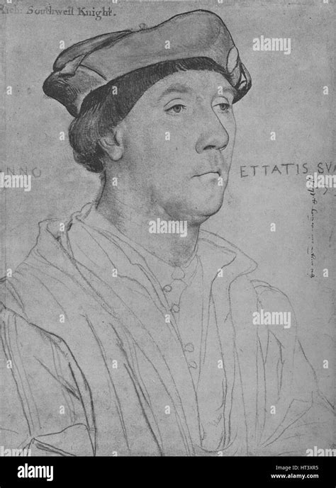 Sir Richard Southwell 1536 1945 Artist Hans Holbein The Younger