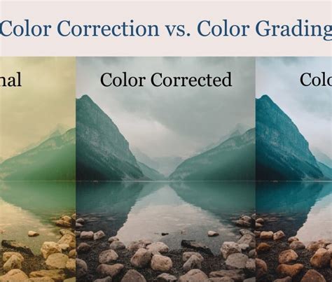 Color Correction Vs Color Grading Retouching Labs