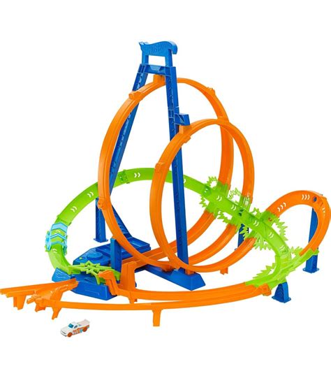 Pista Hot Wheels Carrera Choques Epico De Mattel Juguetes Panre