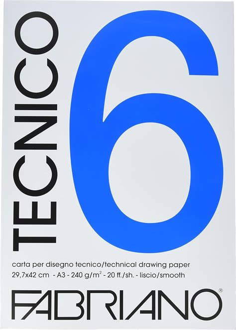 Fabriano Album tecnico6 A3 Smooth : Amazon.co.uk: Home & Kitchen