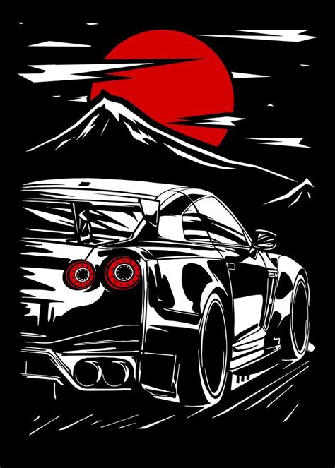 Nissan Gtr Nismo Poster Picture Metal Print Paint By Faissal