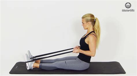 RESISTANCE BAND WORKOUT Rowing sitting Ideal für Home Workout YouTube