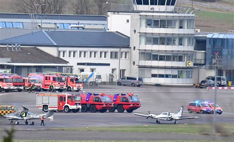 Notlandung am Flughafen Saarbrücken Ensheim