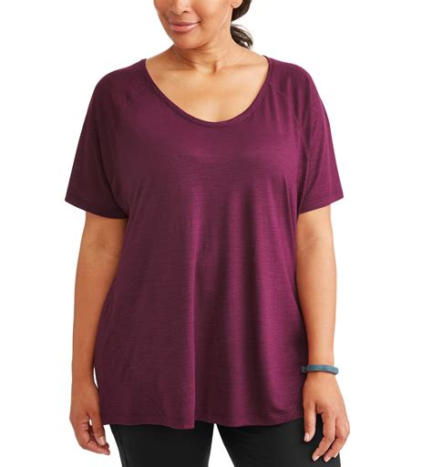 Terra And Sky Womens Plus Size Scoop Neck T Shirt