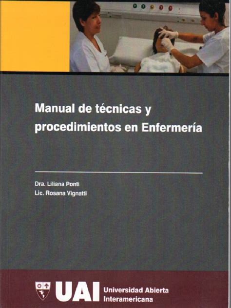 Manual De Tecnicas Y Procedimientos En Enfermeria Pdf