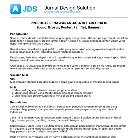 Panduan Lengkap Dan Contoh Proposal Usaha Jasa