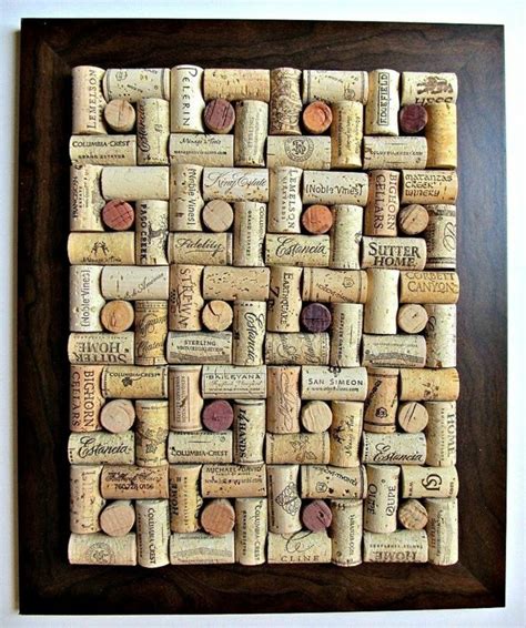 Manualidades Faciles De Hacer En Casa 50 Ideas Impresionantes Wine Cork Board Wine Cork Diy