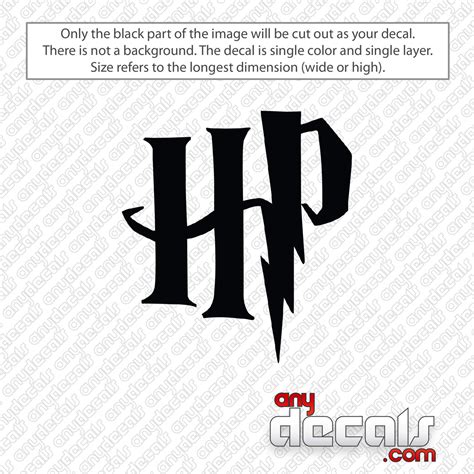 harry potter logo decal sticker anydecalscom