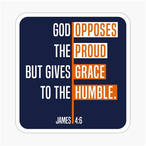 Grace To The Humble Sticker For Sale By CrucifiedClo Redbubble