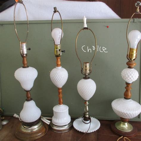 Milk Glass Lamp - Etsy