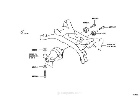 REAR AXLE HOUSING DIFFERENTIAL Toyota Part ListJP CarParts