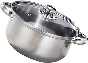 Amazon Soup Pot With Glass Lid Stainless Steel Pot Shabu Hot Pot Ramen Cooker Hot Pot Soup