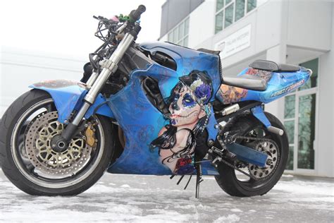 Motorcycle wraps Vancouver. Wrap your bike instead of painting it.