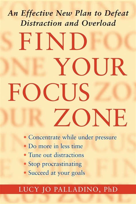 Find Your Focus Zone EBook By Lucy Jo Palladino Ph D EPUB Rakuten