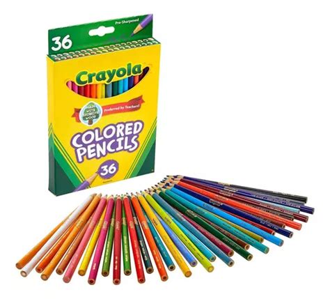 Crayola Juego De L Pices De Colores Suministros Escolares Meses Sin