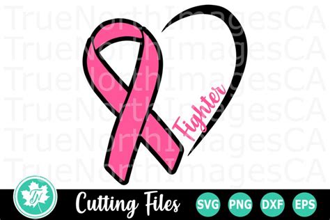 Cancer Ribbon Svg Dxf Clipart Png Cut File Cut File Cricut Feather Pink