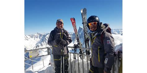 Haute Savoie Vallée blanche dans la trace des plus grands guides