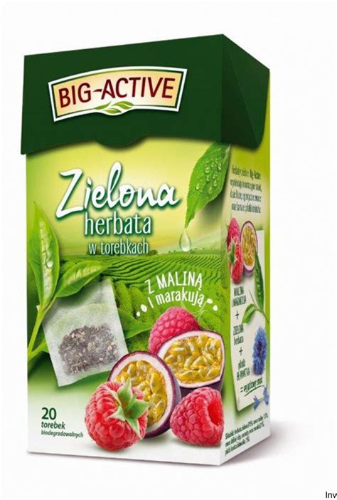 Herbata ziołowa Big Activ malinowa 20 szt Big Active Sklep EMPIK