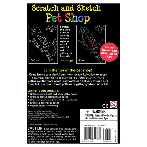 Scratch And Sketch Pet Shop An Art Activity Book 5