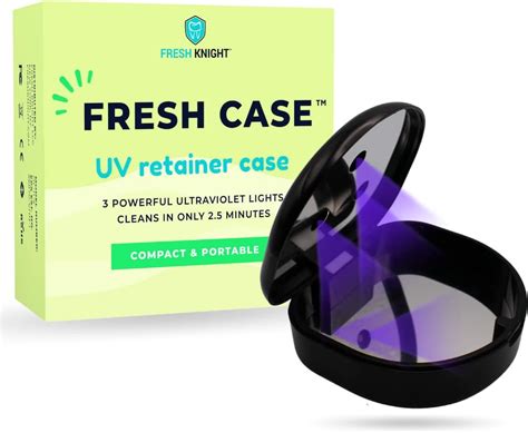 Uv Retainer Case Uvc Retainer Cleaner Disinfects Cleans And Removes Odors Mouth