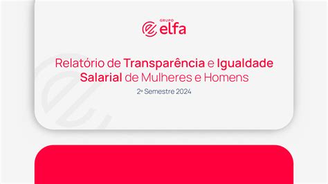 Relatório de Transparência e Igualdade Salarial de Mulheres e Homens