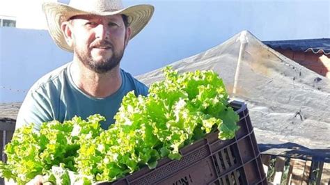 Morador De Douradina D Exemplo Ao Transformar Terreno Baldio Em Horta