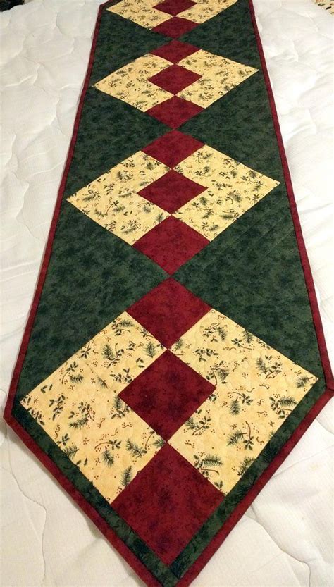 Seasons Greetings Quilted Table Runner Table Topper Table Decor F