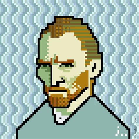 Van Gogh Pixel Art En Themag