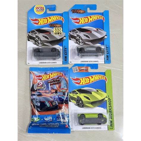 Hot Wheels Lamborghini Sesto Elemento Shopee Malaysia