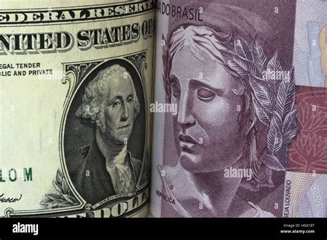 Dollar and Real Stock Photo - Alamy