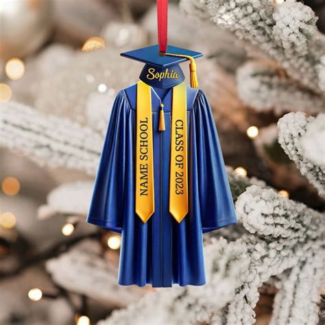 Personalized Graduation Ornament Class Of College Graduation Gift