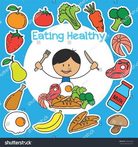 Healthy Lifestyle Poster For Kids