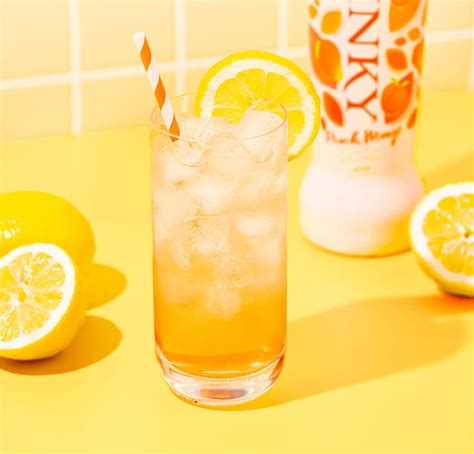 Peach Mango Lemonade Kinky Peach Mango Liqueur Drink Recipe