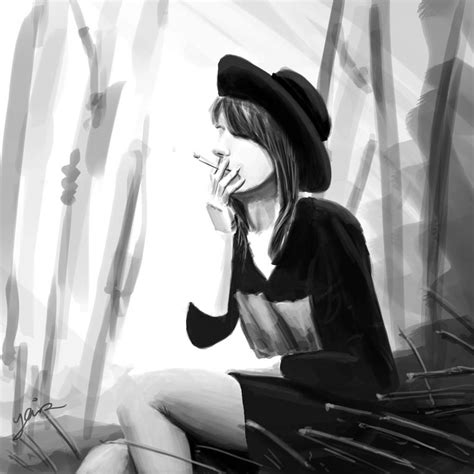 Smoking Girl By Yairmor On Deviantart