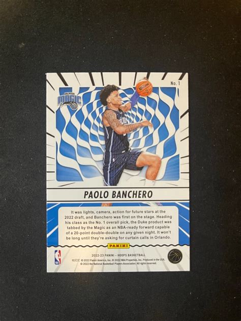 Mavin 2022 23 Panini Hoops Paolo Banchero Class Action Rookie