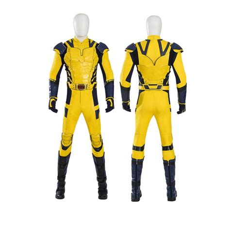 Deadpool 3 Hugh Jackman's New Wolverine Suit Halloween Cosplay Costume ...